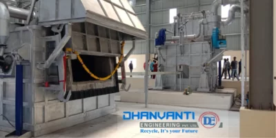 Aluminium melting furnace