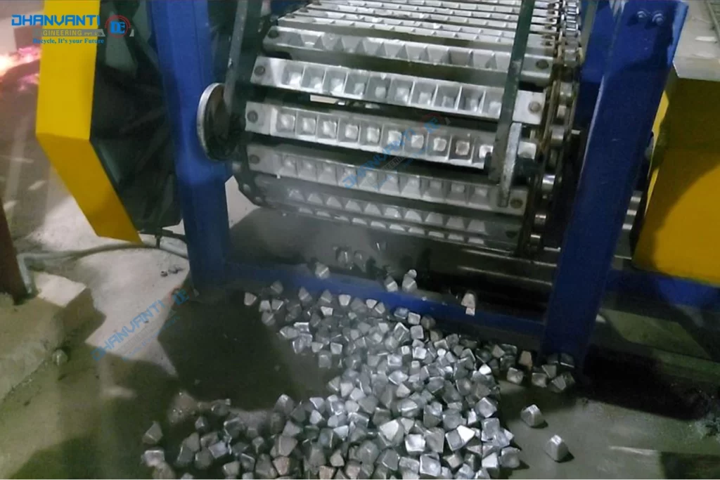 Aluminum Cube Casting Conveyor